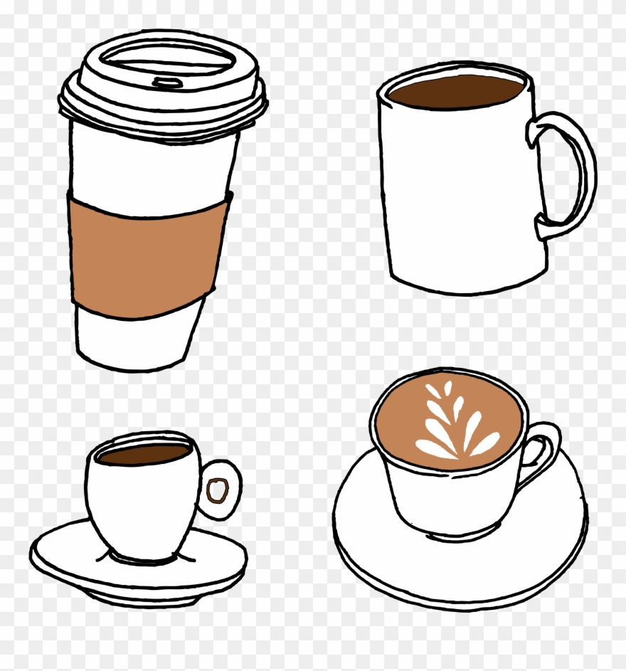 Tattly Coffee Julia Rothman 00 V=1531752356 - Coffee Png Clipart