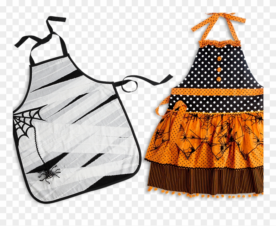 Halloween Aprons Make A Nice Ghostess Gift - Halloween Clipart