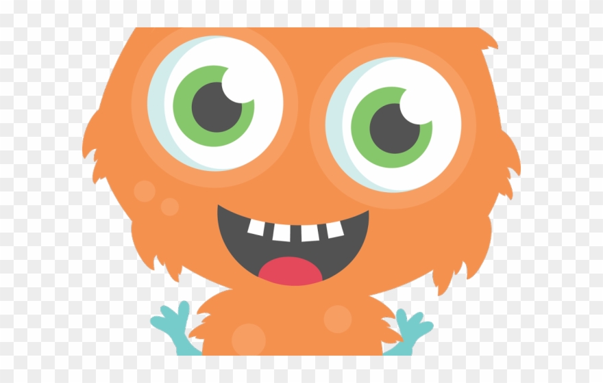 Reflection Clipart Unit - Orange Monster Clipart - Png Download