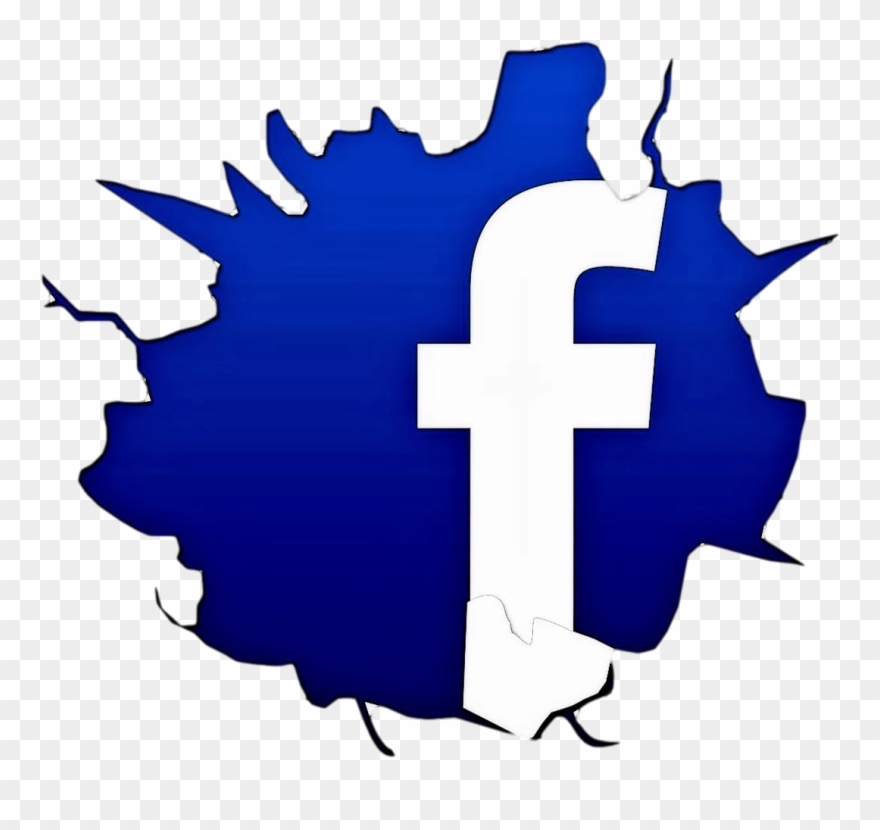 Analyze - Cracked Facebook Logo Clipart
