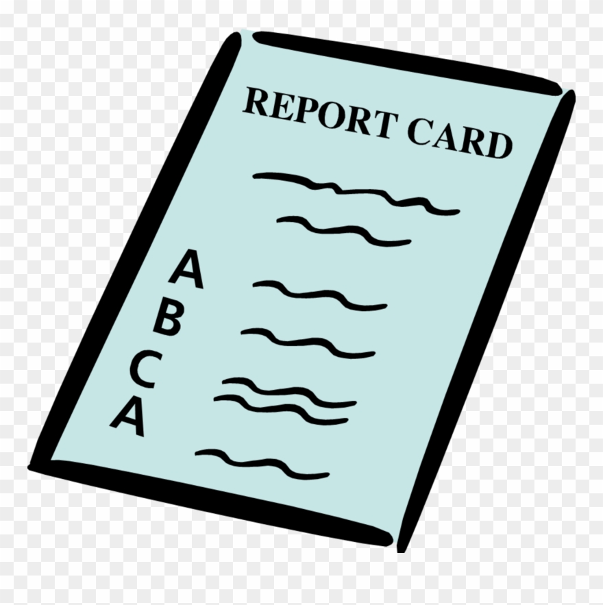 For Those Who Did Not Get Perfect - Transparent Report Card Clipart - Png Download