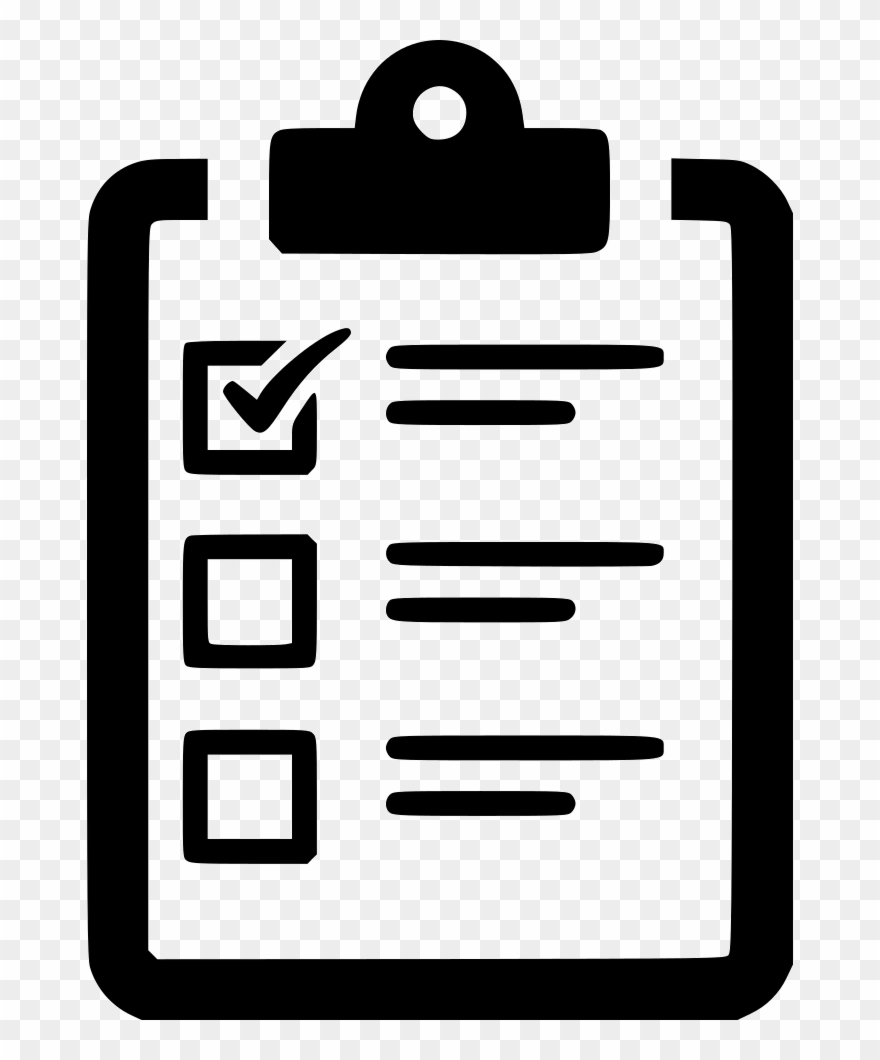 Checklist Poll Task To Do List Clipboard Comments - Test Score Icon - Png Download