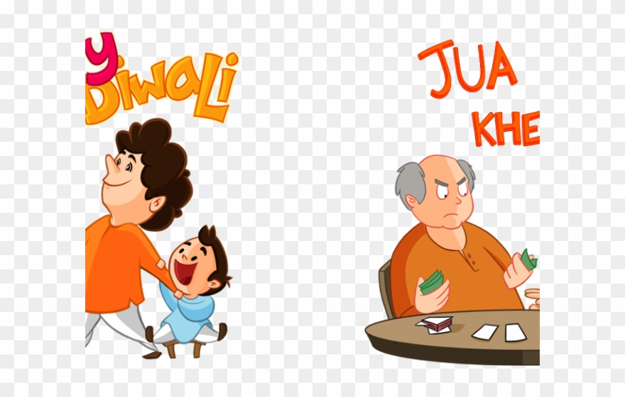 Diwali Clipart Cartoon - Diwali Sticker Png Transparent Png
