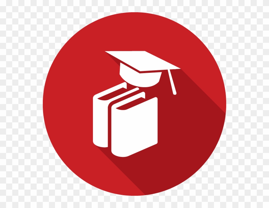 Donate - Scholarship Red Icon Clipart