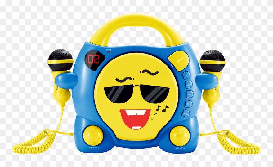 Bigben Interactive My Milo - Draagbare Cd Speler Met Karaoke Microfoons Clipart