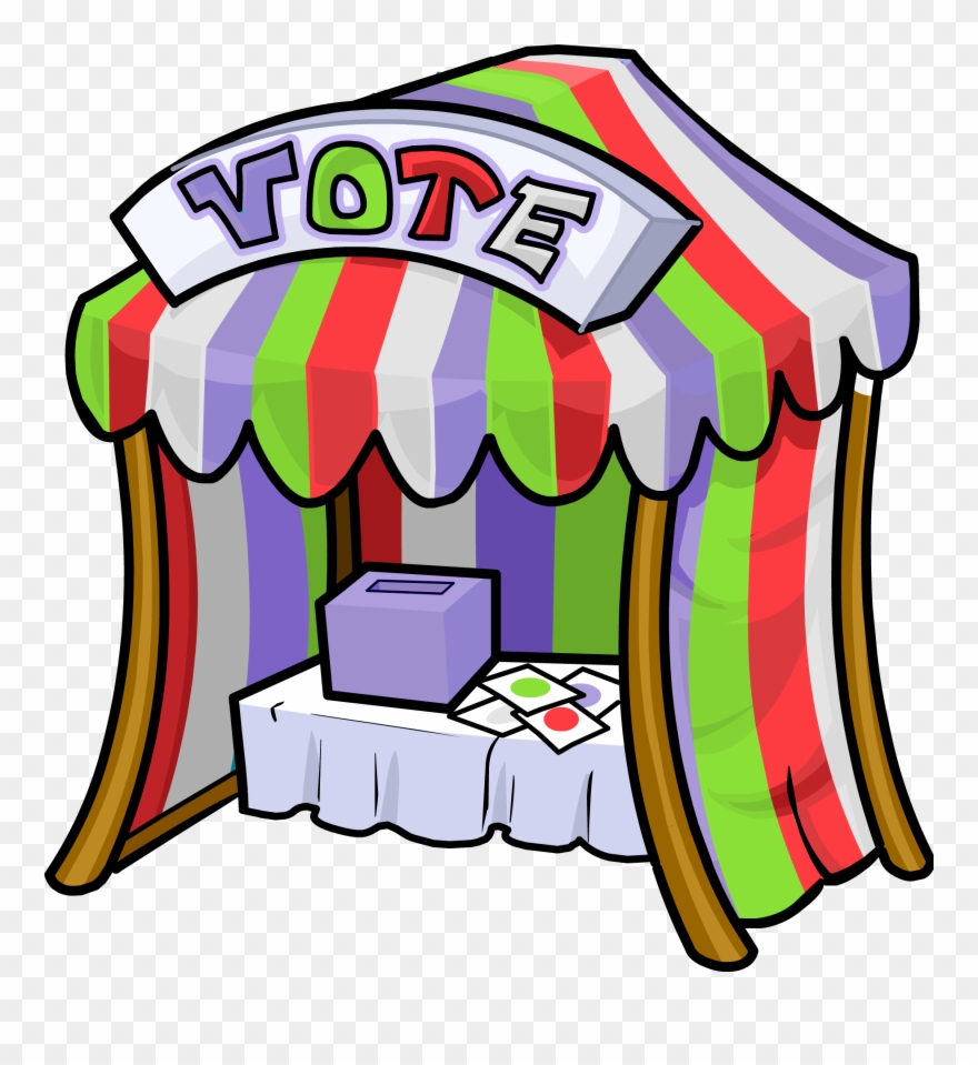 Voting Booth - Club Penguin Clipart