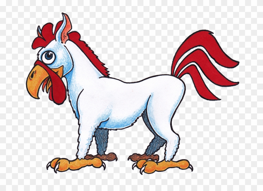 Get The T-shirt That Smells Like Chicken * - Donkey And Chicken Mix Clipart