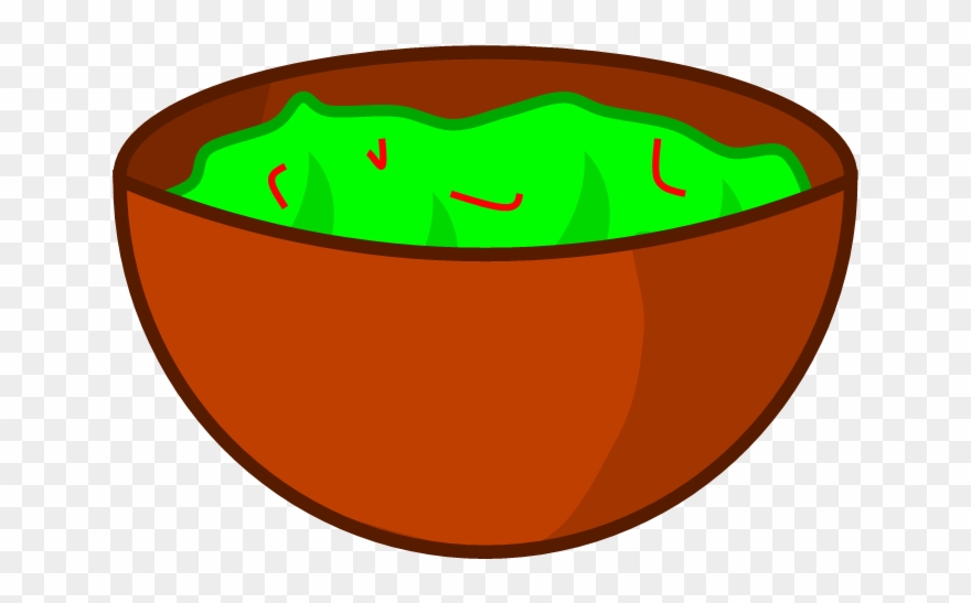 Bowl Of Guacamole Clipart - Png Download
