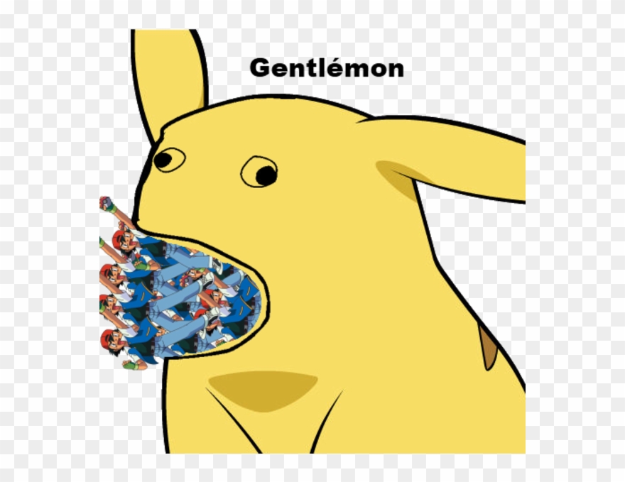 Give Pikachu A Face - Pikachu And Ash Meme Clipart