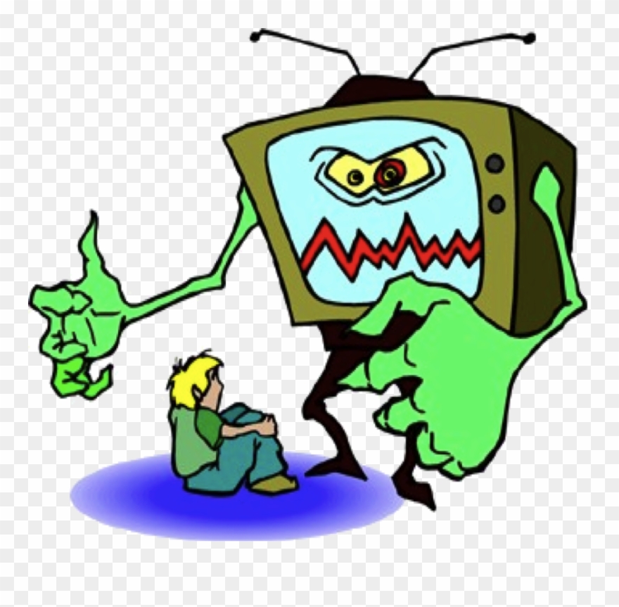 This Can Lead To The Child Being Depressed, Lonely - Effects Of Television On Children Clipart
