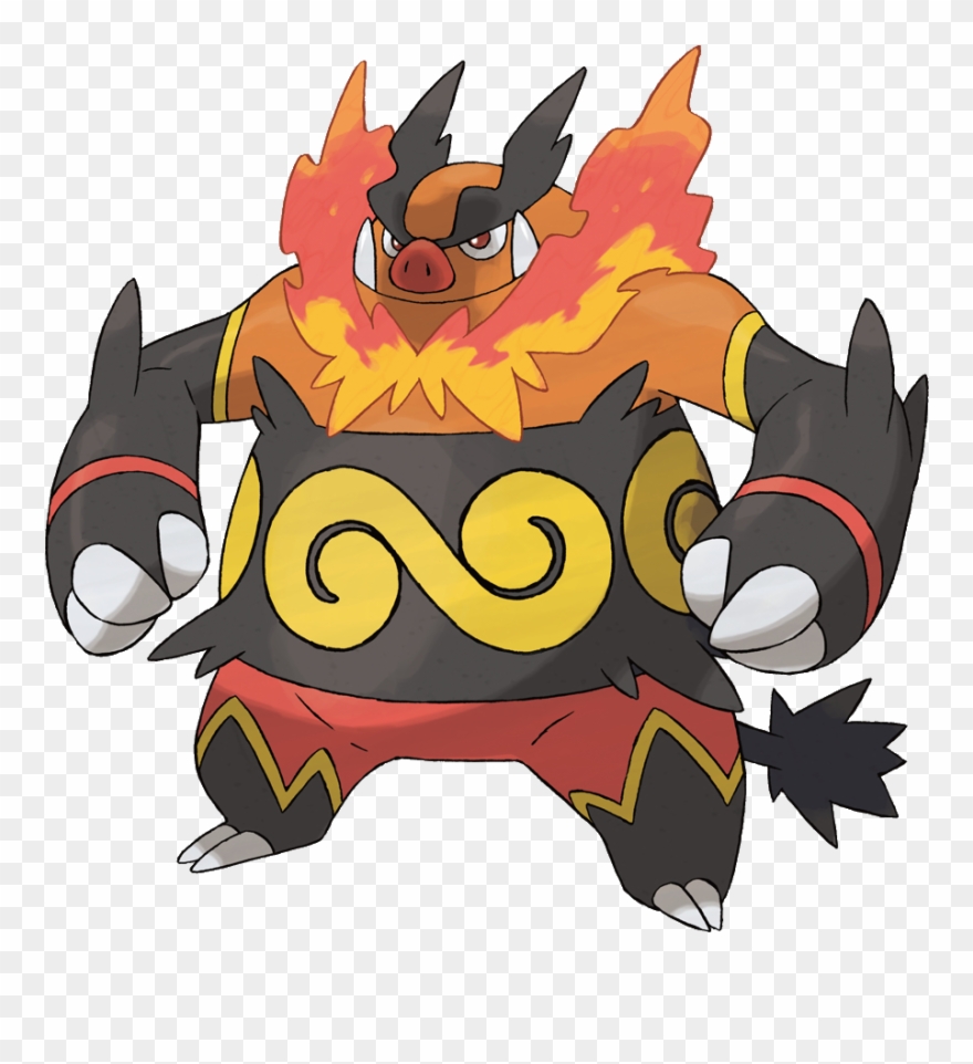Emboar - Pokemon Emboar Clipart