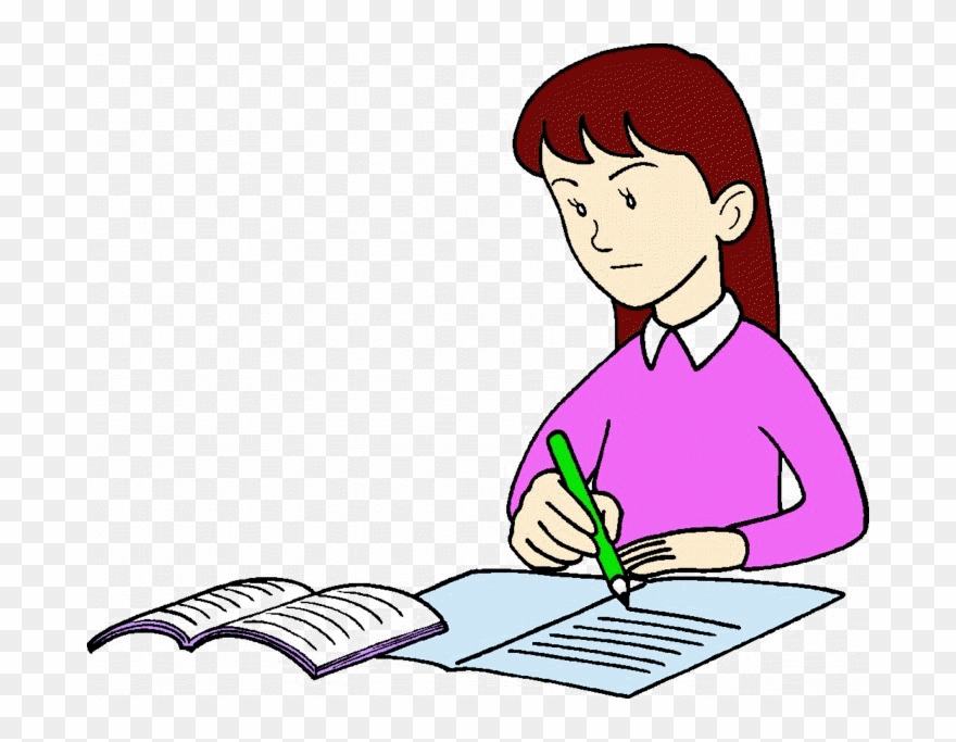 Standardized Tests Can Be Useful Tools That Allow One - Girl Writing In Diary Clipart - Png Download