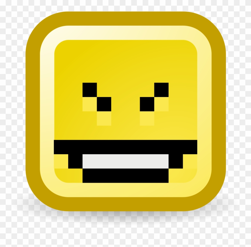 Smilie Clip Art Download - Squared Smiley Scheming Tote Bag, Natural - Png Download