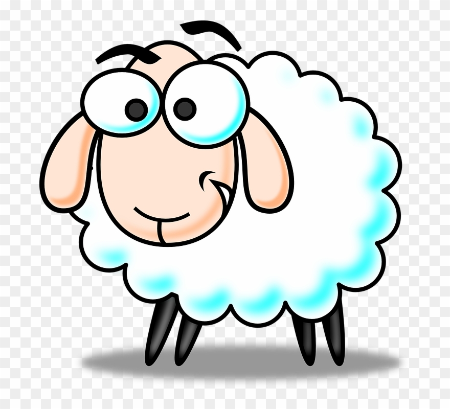 House Clipart Sheep - Cute Sheep Clipart - Png Download