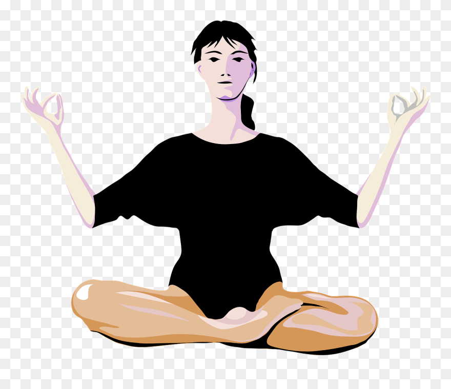 Public Domain Clip Art Image - Yoga Clip Art - Png Download