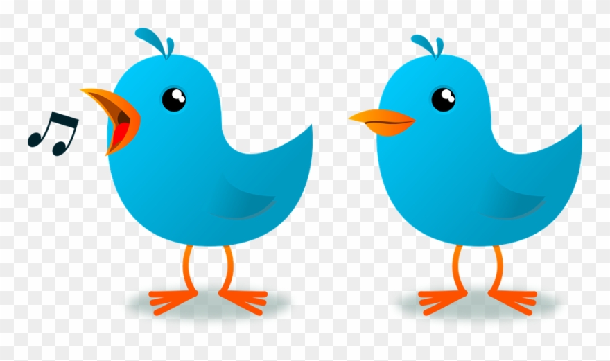 Clip Art Image Blue - Bird Cartoon Png Gif Transparent Png