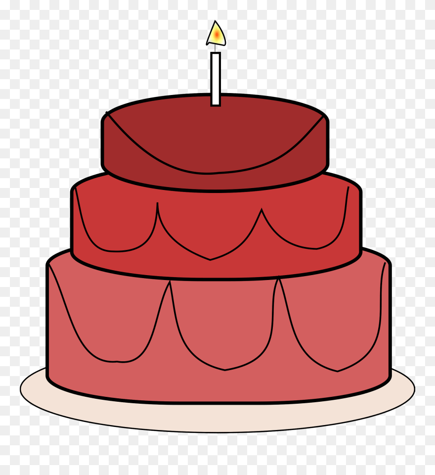 Free To Use & Public Domain Cake Clip Art - Birthday Cake - Png Download