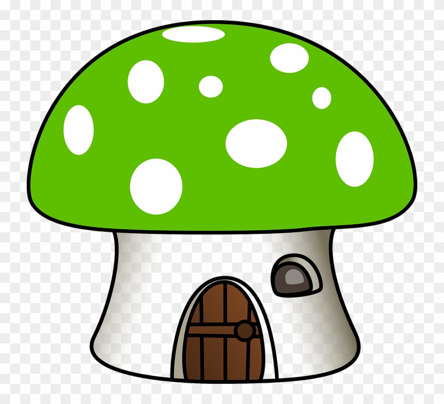 Mushroom Clipart Mushroom House - Mushroom House Clipart - Png Download