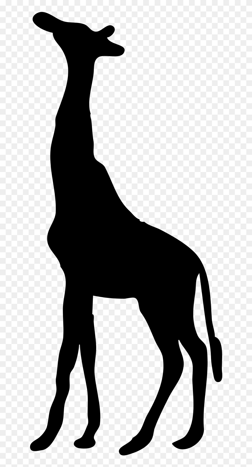 Clipart Info - Giraffe Silhouette - Png Download