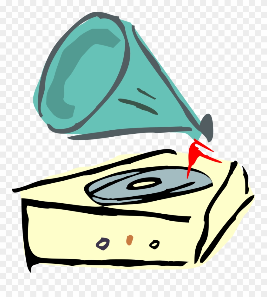 Record Player Clip Art - Clipart Record Player - Png Download