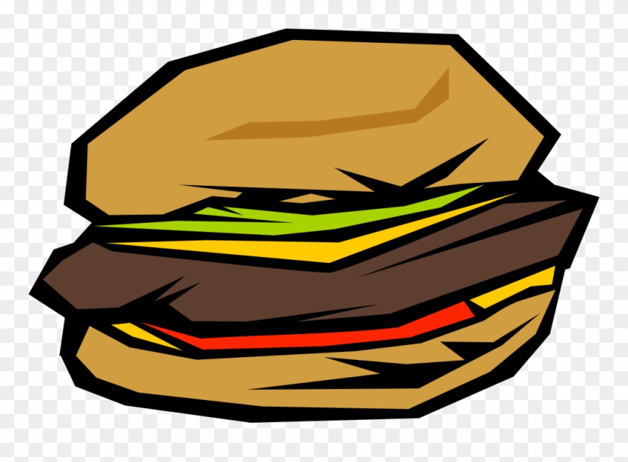Hamburger Free To Use Cliparts - Hamburger - Png Download