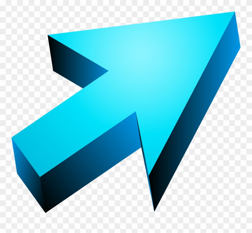 3d Arrow Transparent Clipart