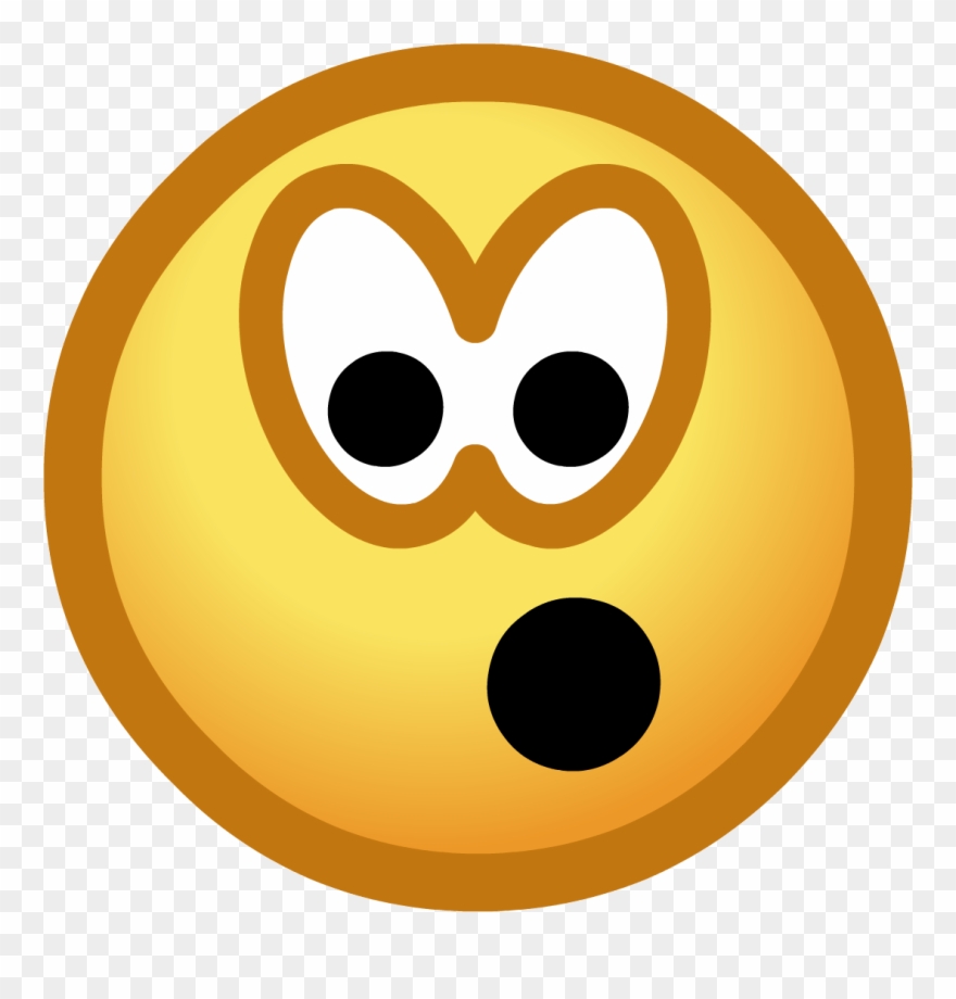 Surprised Emoticon - Club Penguin Surprised Emoticon Clipart
