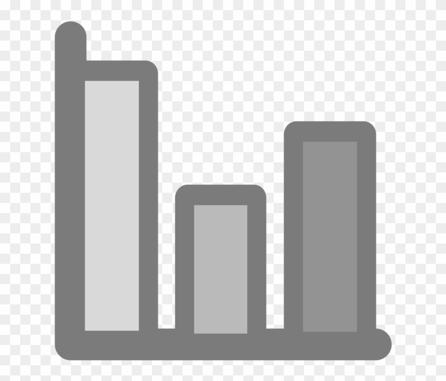 Bar Chart Line Chart Computer Icons Graph Of A Function - Clip Art Graph Black And White - Png Download