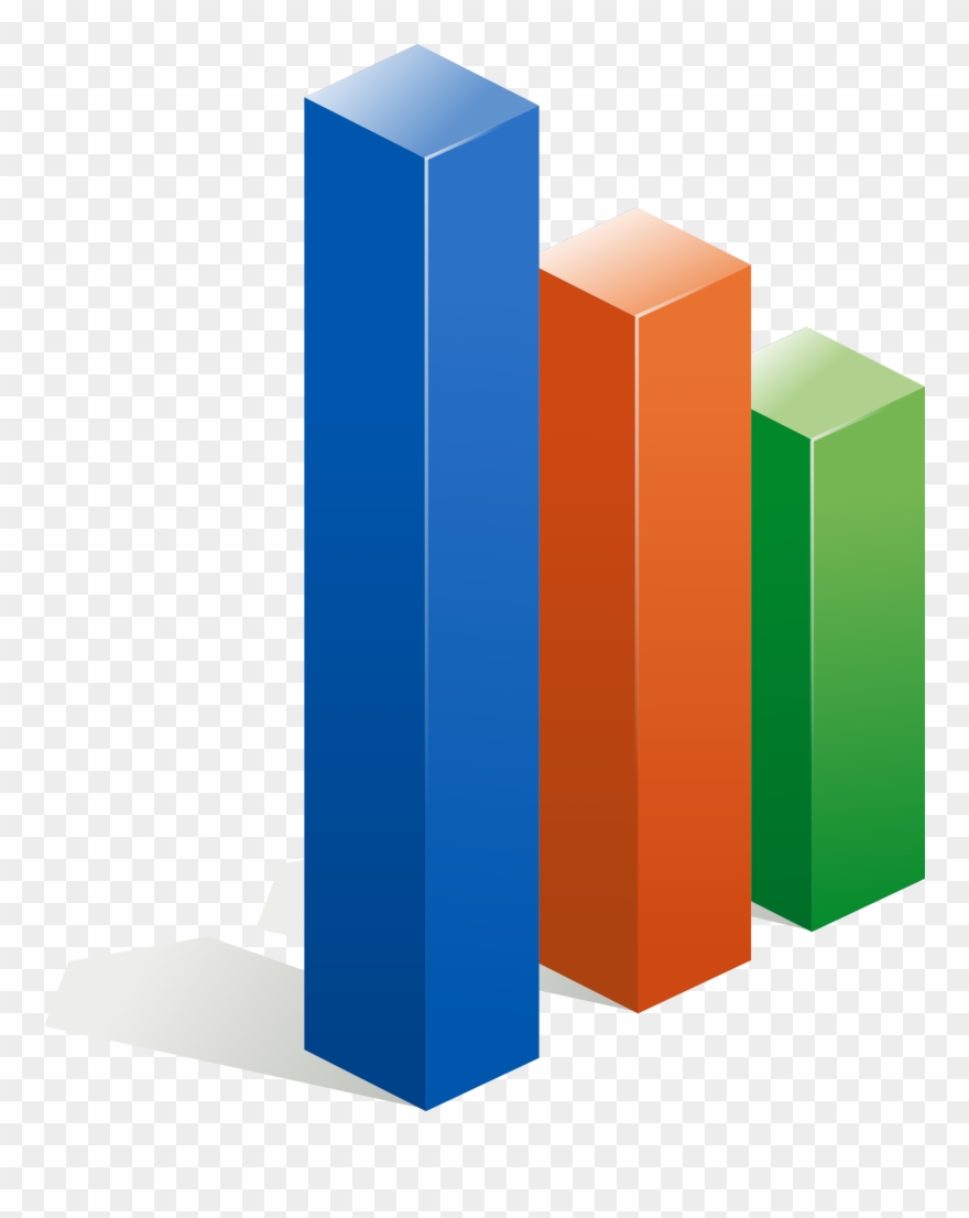 Illustration Of A Business Graph - 3d Bar Graph Png Clipart