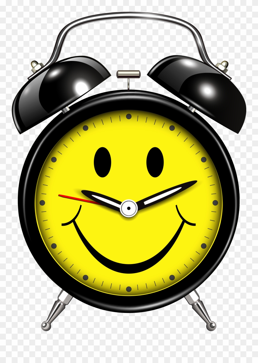 Smiling Alarm Clock Clip Art Web Clipart - Alarm Clock Clip Art Png Transparent Png