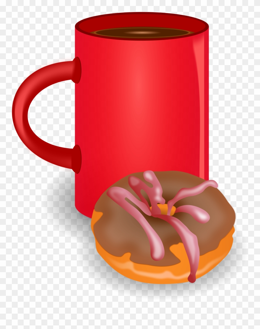 Open - Coffee & Donuts Clipart - Png Download