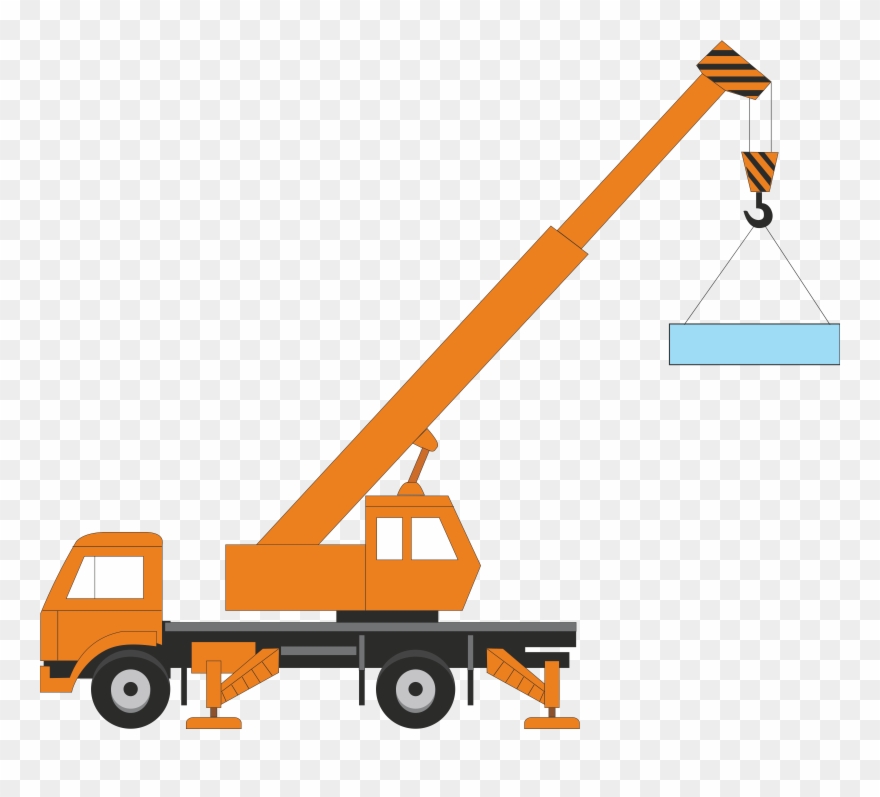Log In Sign Up Upload Clipart - Construction Crane Clip Art - Png Download