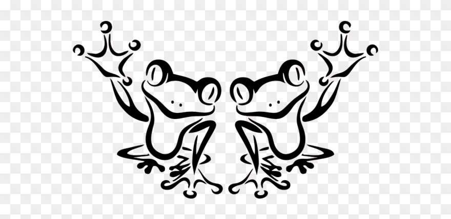 Eyelashes Clipart Vinyl - Frog Stencil - Png Download