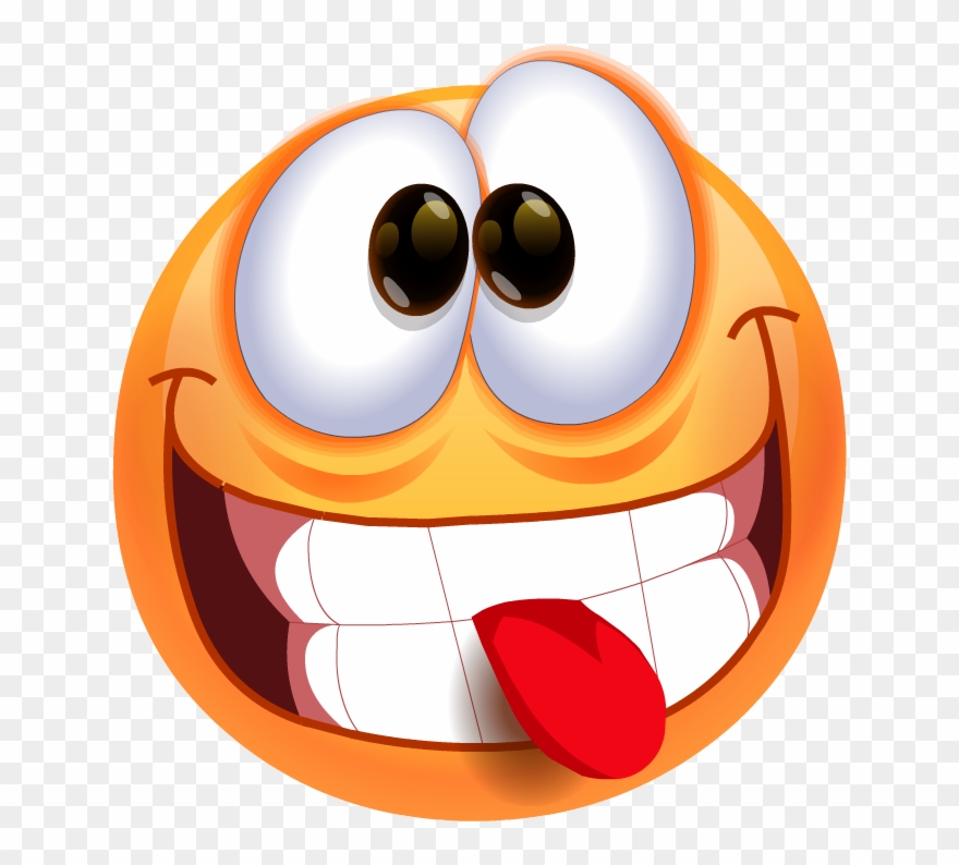 Pix For Tongue Smiley Face - Funny Smiley Faces Png Clipart