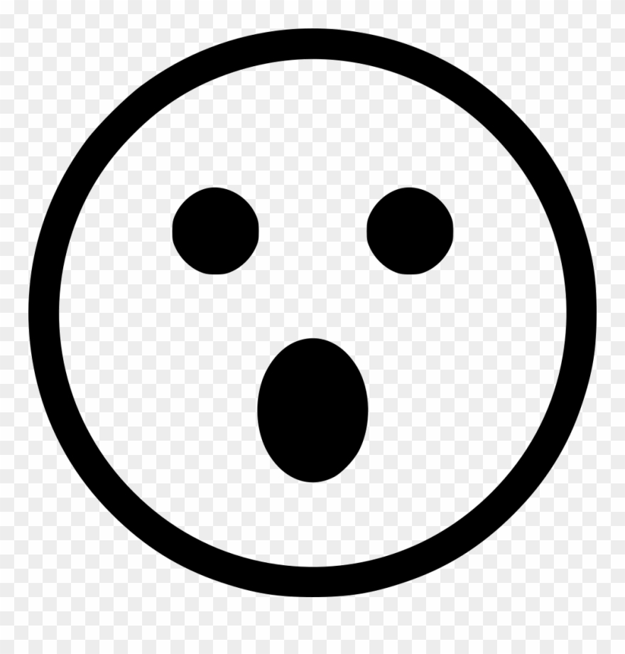 Wow Smile Smiley Svg - Icon Clipart