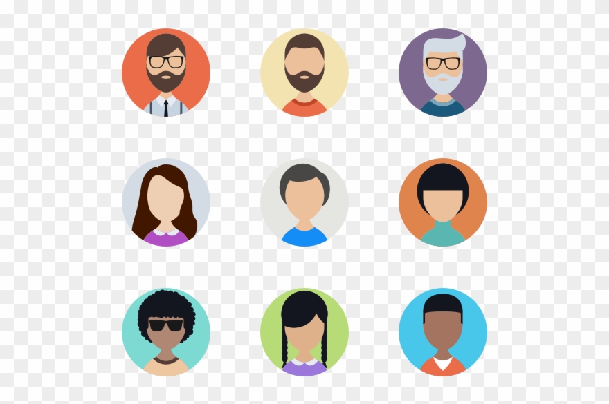 Avatar Set - Customer Avatar Icon Clipart