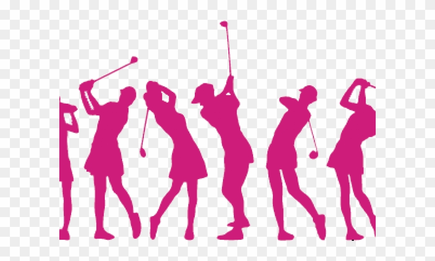Ladies Golf Logo Clipart