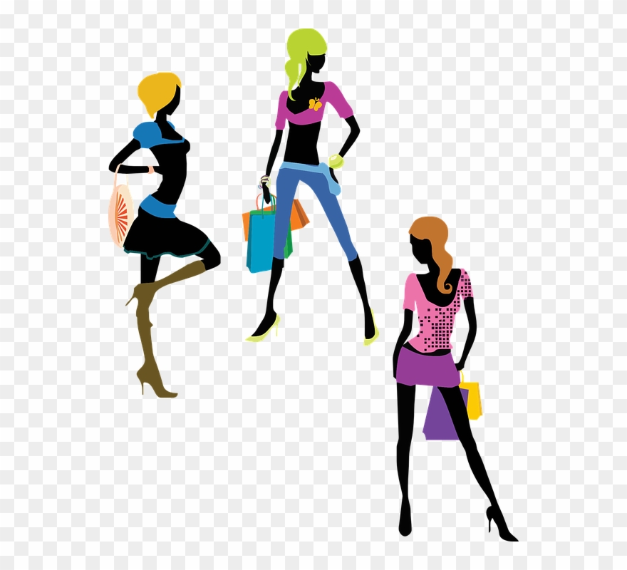 Fashion Clipart Graphic - Ladies Fashion Clip Art - Png Download