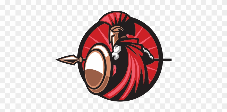 Printed Vinyl Spartan Warrior With Shield And Sword - Vinyl Sticker Decal Spartan Warrior With Shield Clipart