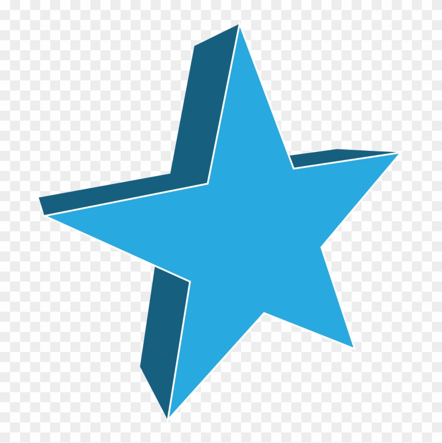 3d Star Images - Star Logo 3d Png Clipart