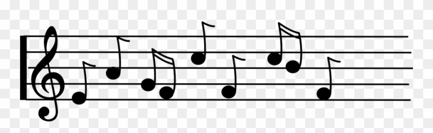 Music - Music Stave With Notes Clipart