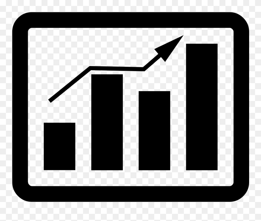 File - Growth Icon - Svg - Analytics Icon Font Awesome Clipart