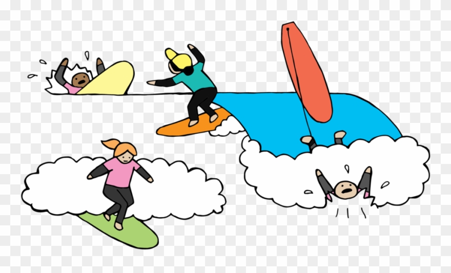 5 Day Camps - Surfing Clipart