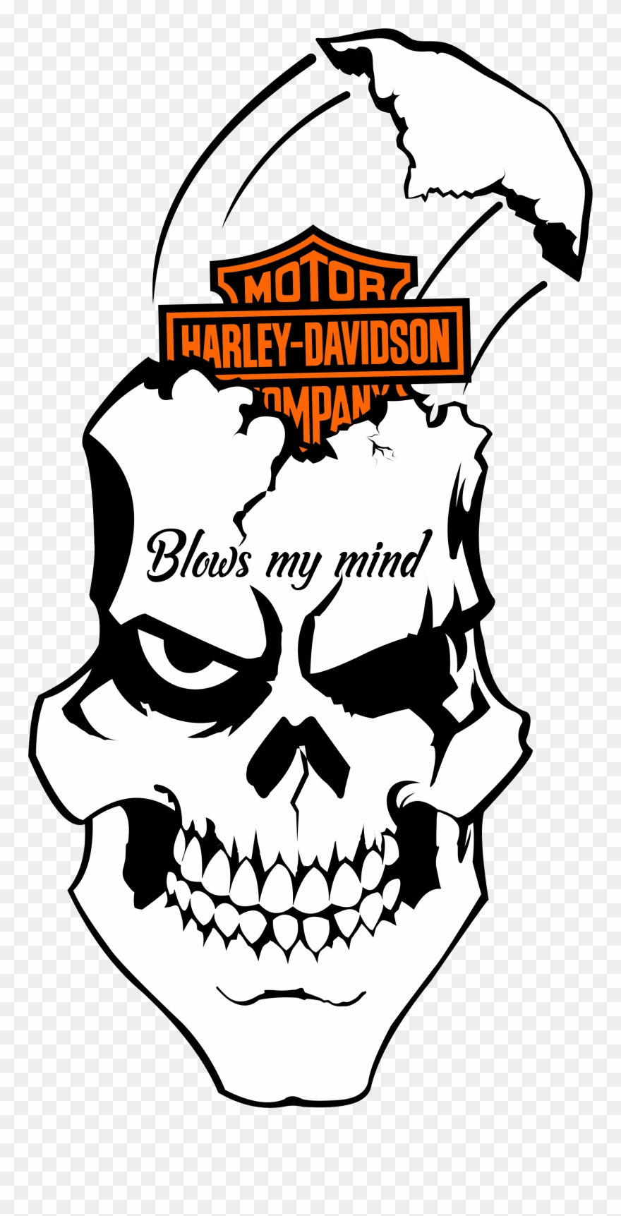 Pin By Bruce Jackson On Harley Decals - Harley Davidson Bikes Cliparts - Png Download