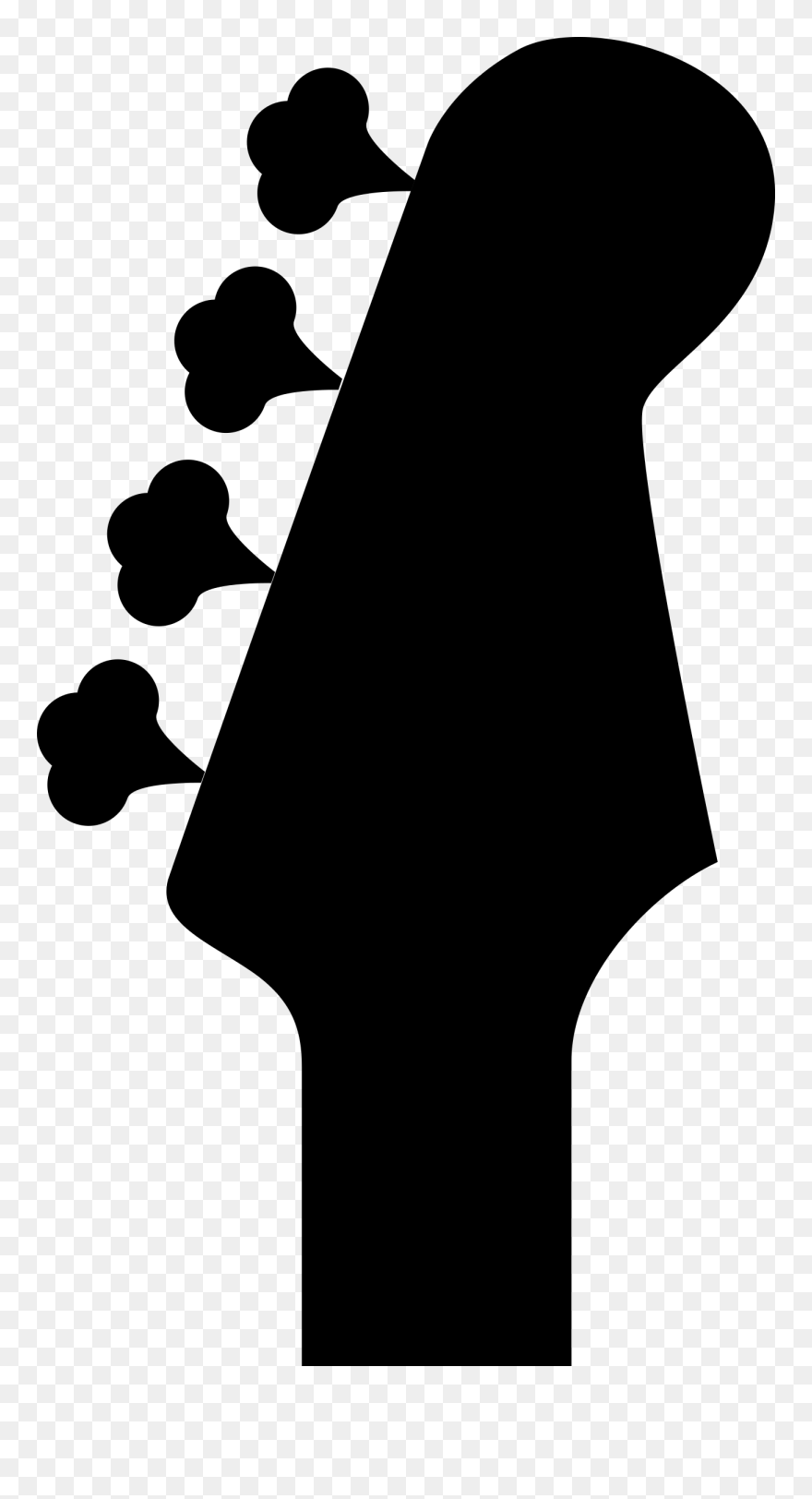 Clip Art Details - Bass Guitar Headstock Vector - Png Download