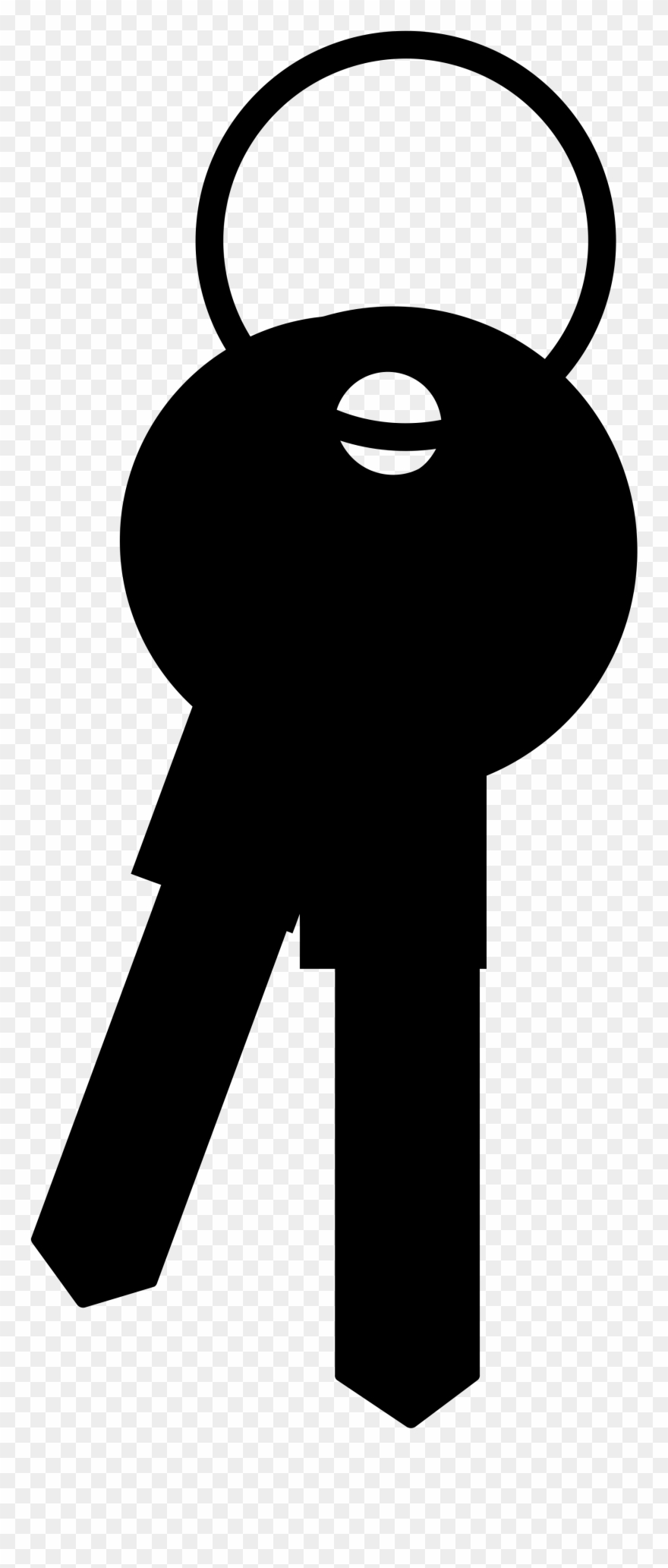 Filekeys Silhouette - Keys Clip Art - Png Download