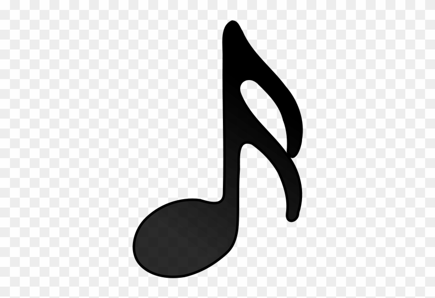 Music - Notes - Clip - Art - Black - And - White - Sixteenth Note - Png Download
