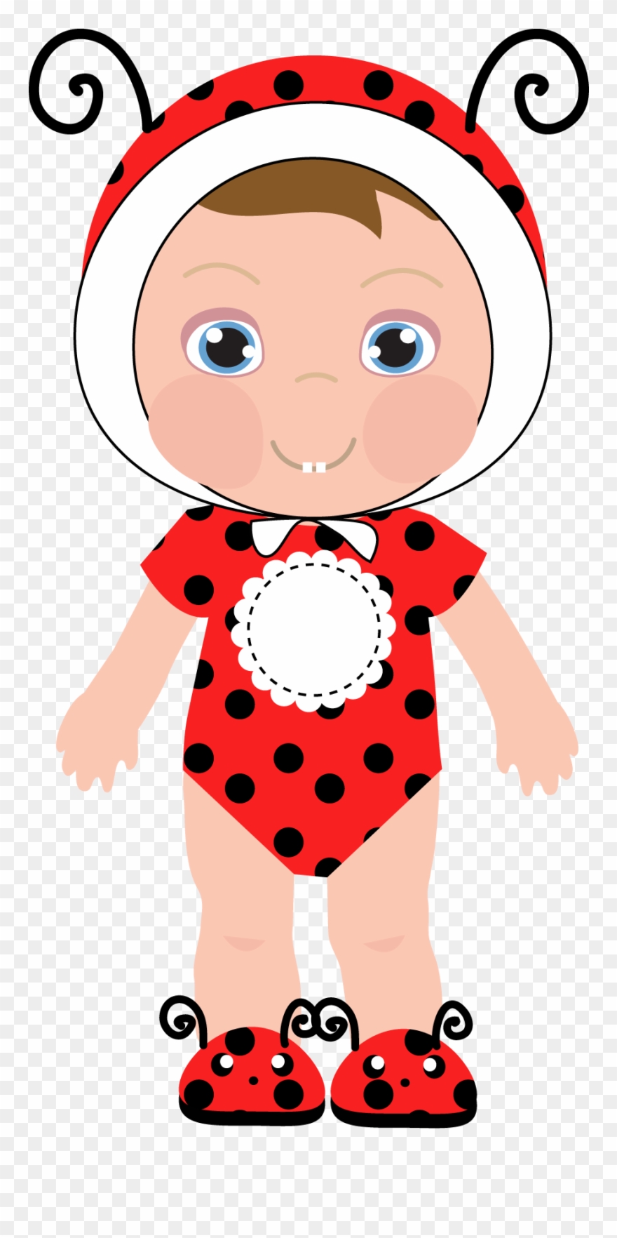 Ladybug Clipart Cute Baby Ladybug - Ladybug Baby Png Transparent Png