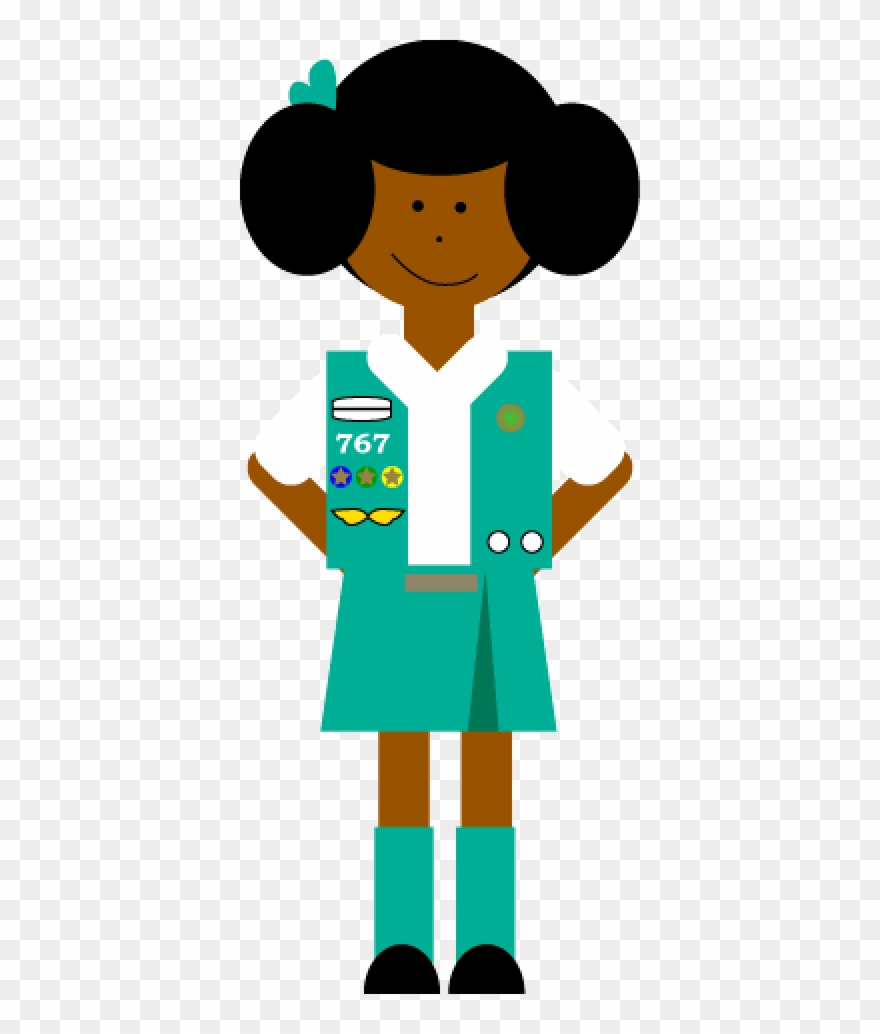 Girl Scout Clip Art - Girl Scouts Art Clips - Png Download