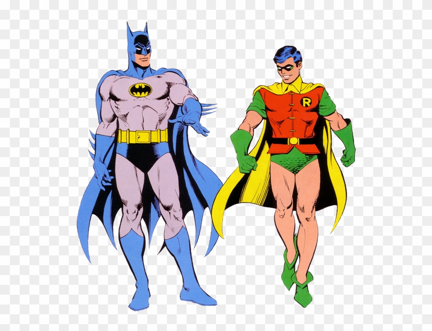 Robin Clipart Batman - Batman And Robin Superhero - Png Download